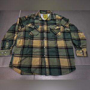 Men’s Anchorage Expedition Brand Flannel Shirt – Size Large